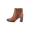 talon marron en cuir